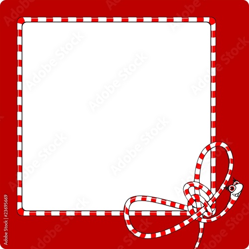 Cute snake bow frame