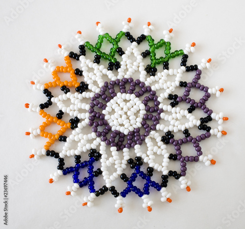 Obraz na plátně beadwork