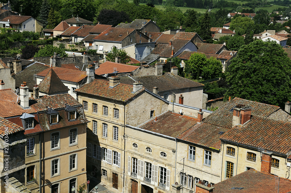 Ville de Cluny en Bourgogne