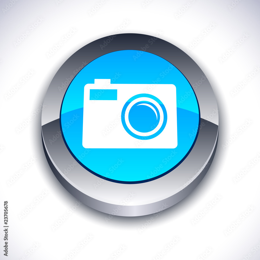 Photo 3d button. Photo 3d button.