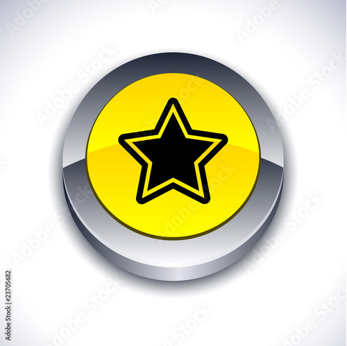Star  3d button.