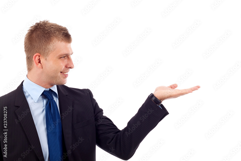 man in suit doing a presentation man in suit doing a presentation