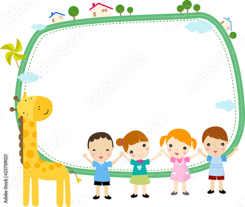 Children and frame
