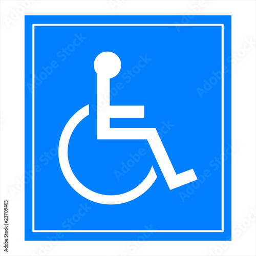 Handicap sign