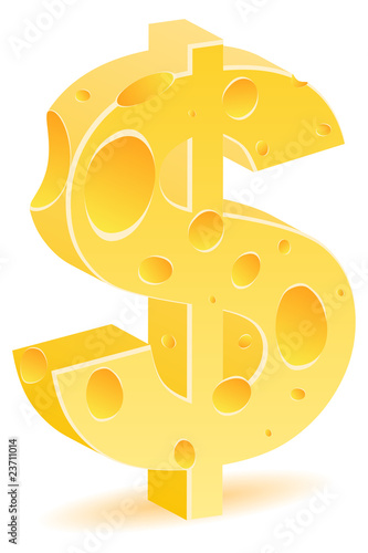dollar cheese icon
