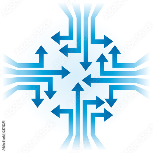 Background vector illustration with arrows abstract