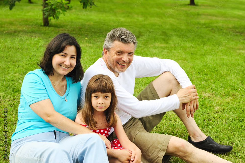 Family outdoors