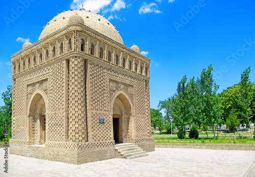 Ismail Samani mausoleum (892 - 943) in Bukhara, Uzbekistan photo