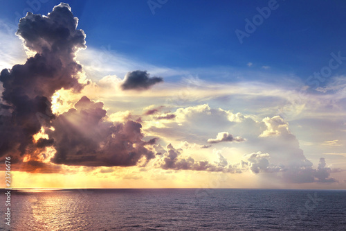 Photo Sunset at Sea