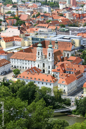Luftansicht von Graz