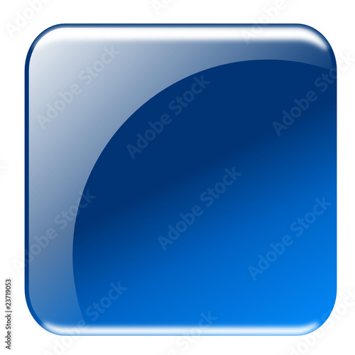 Button blank blau