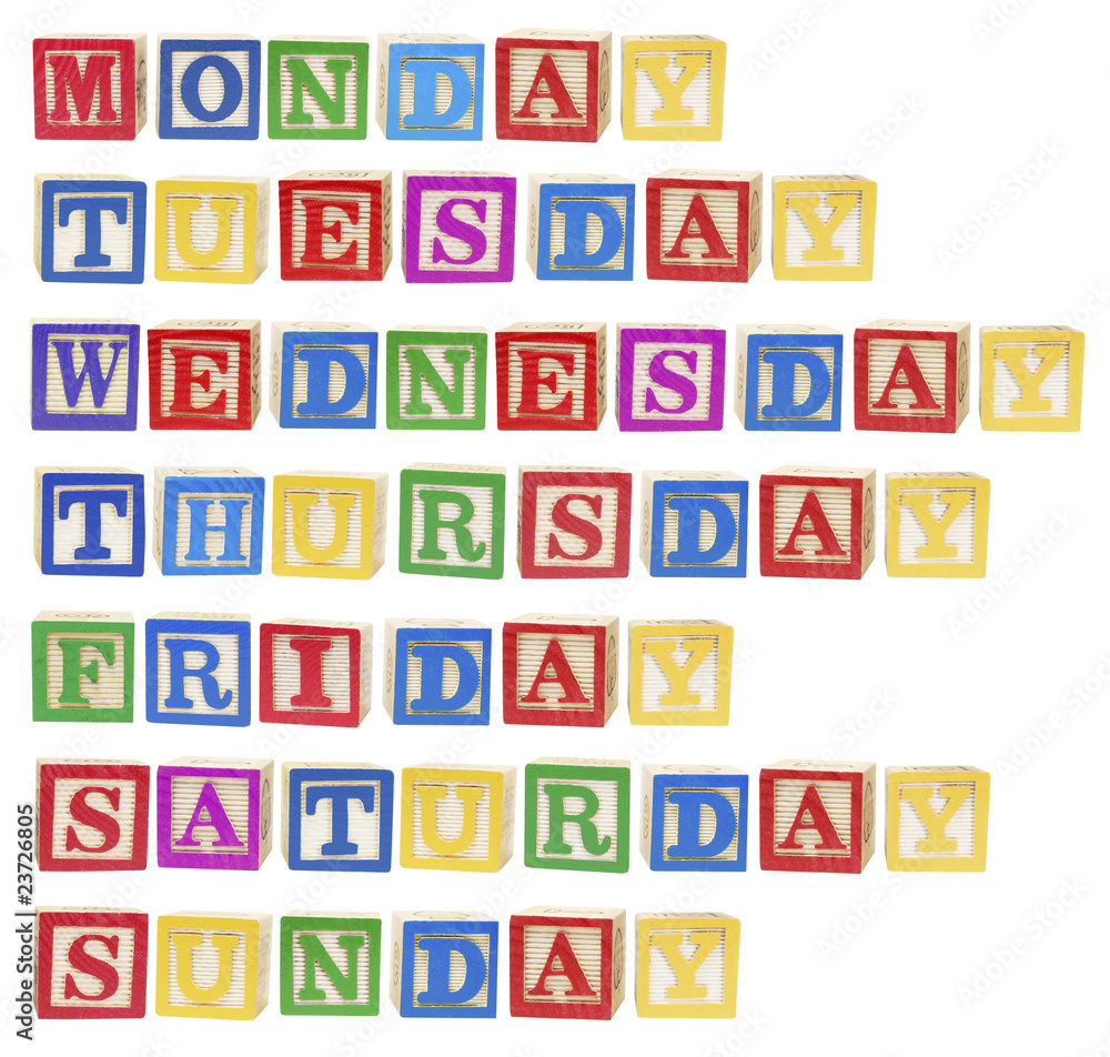 Days of the Week Days of the Week