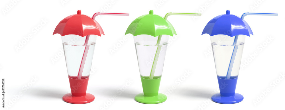 Plastic Straw Cups Plastic Straw Cups