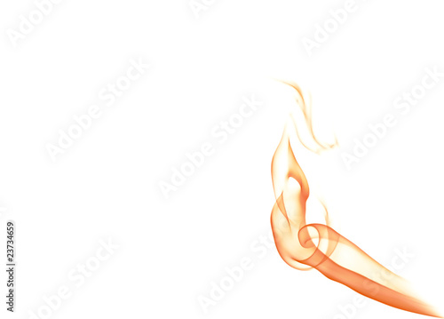 abstract  smoke on a white background