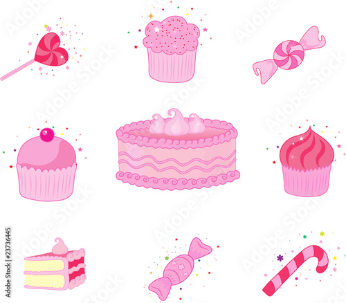 Dessert  icon set