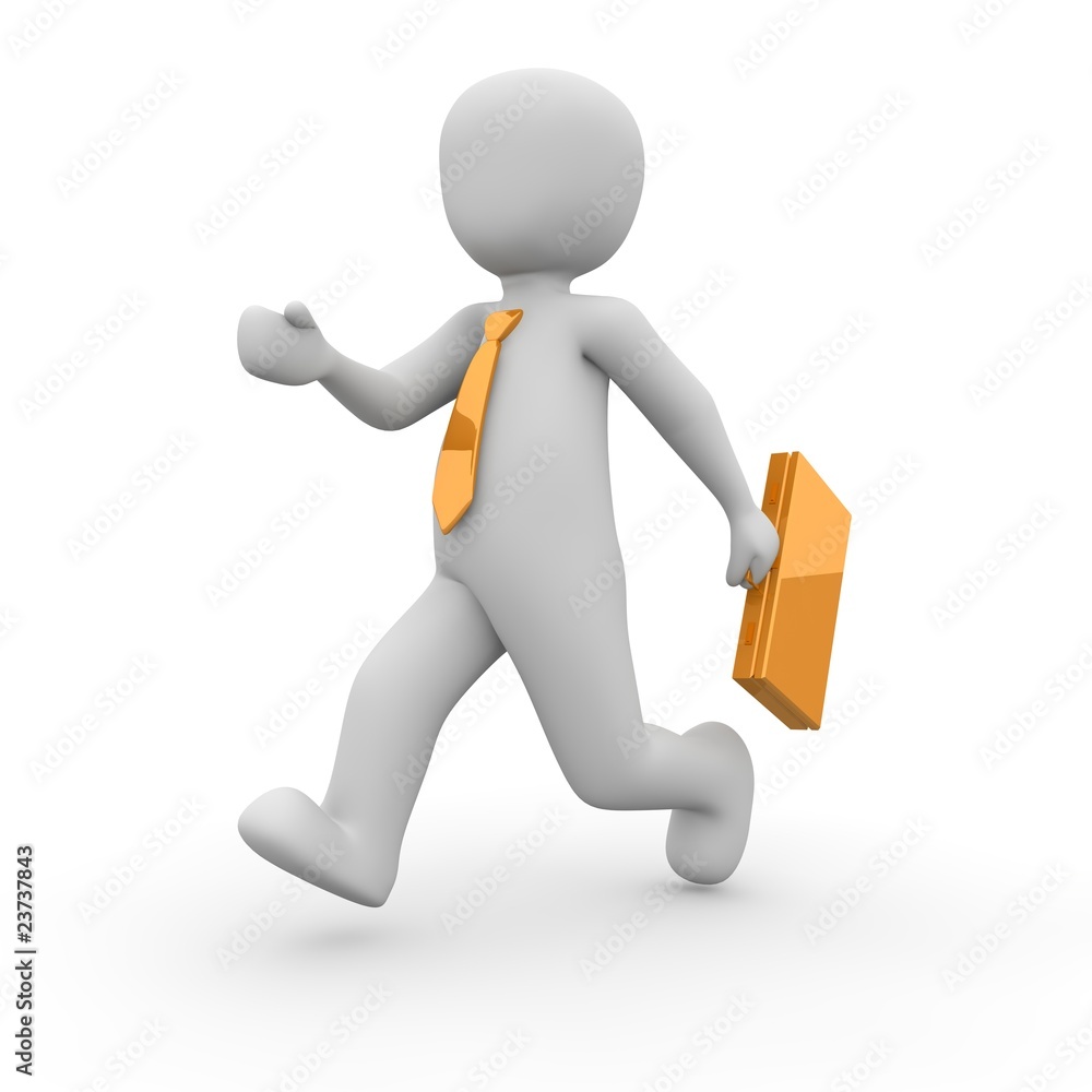 Running Businessman Running Businessman