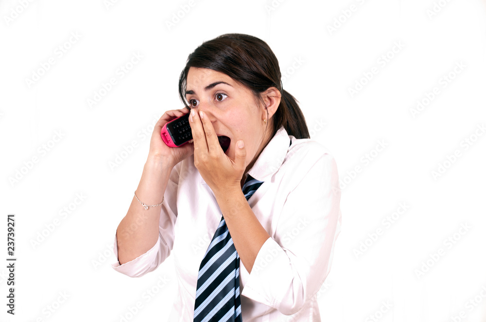 delighted female office worker delighted female office worker
