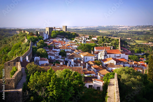Εκτύπωση καμβά Obidos village