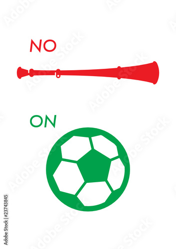 No vuvuzela on soccer