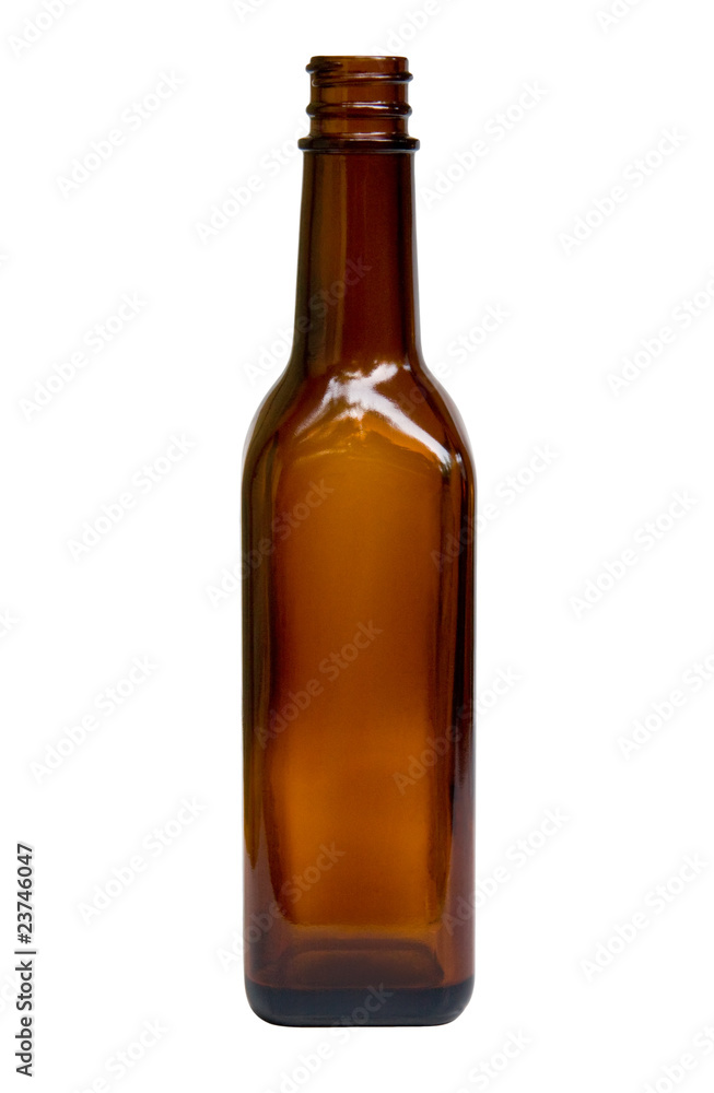 Brown Bottle with Clipping Path Brown Bottle with Clipping Path