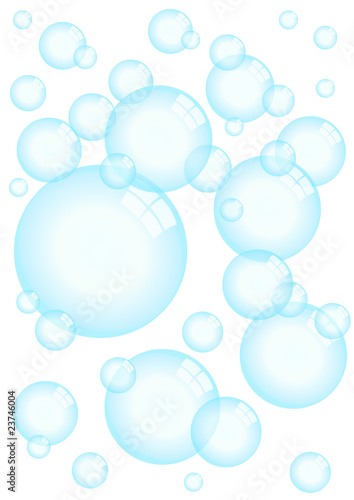 Bulles Fond Blanc