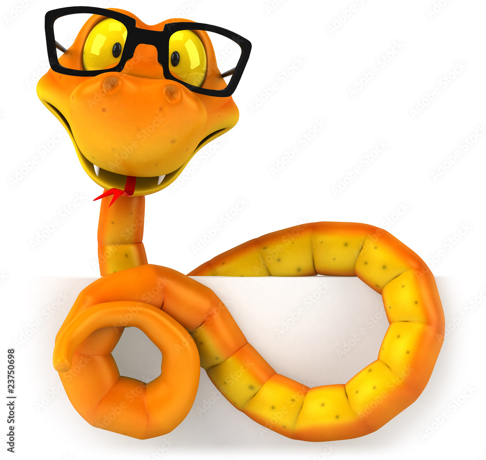 Serpent à lunettes Illustration Stock | Adobe Stock