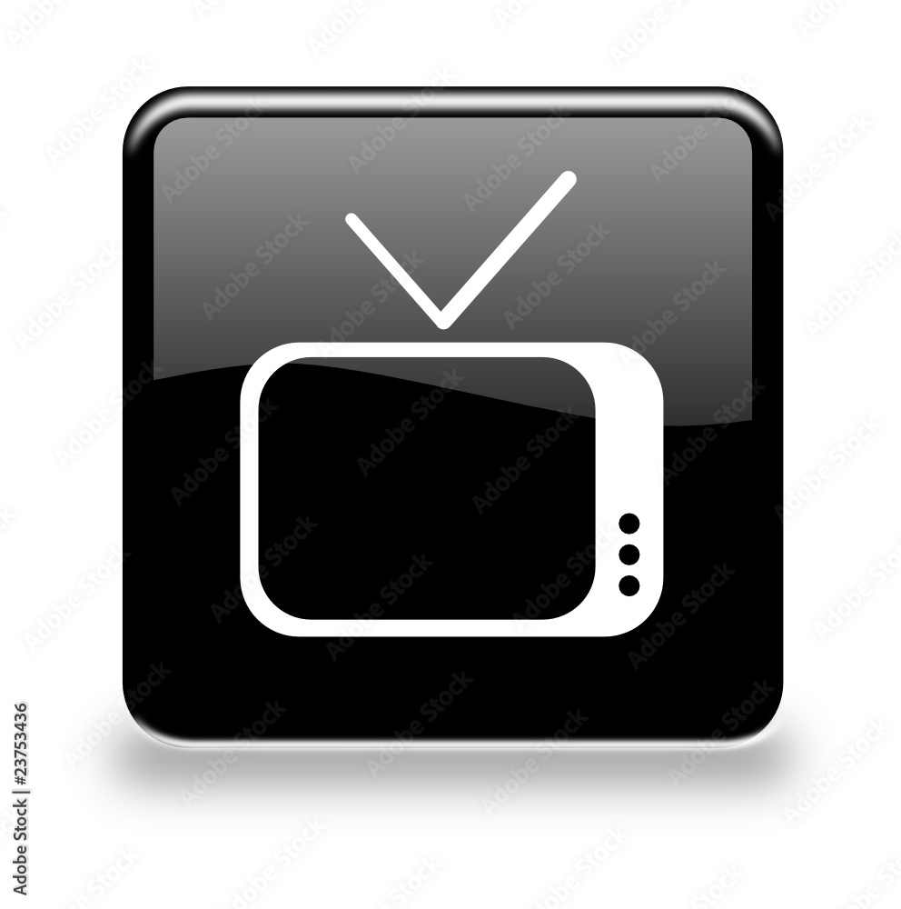 Button Fernseher black Button Fernseher black