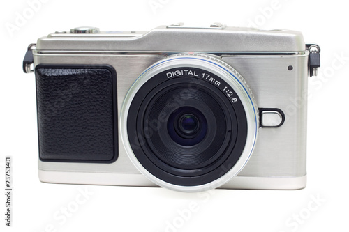 digital photocamera isolated on white