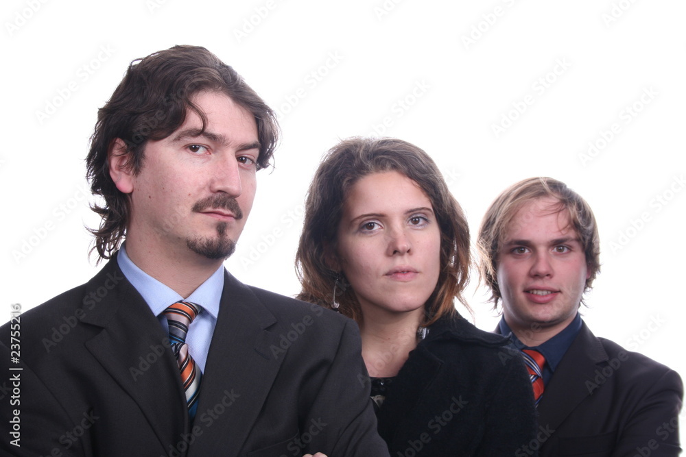 business team, isolated on white background business team, isolated on white background