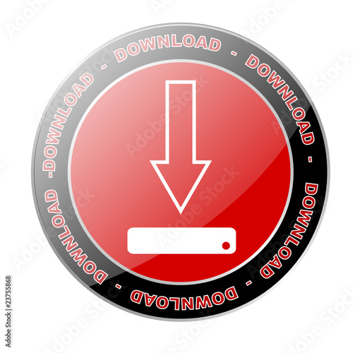 Button Download rot