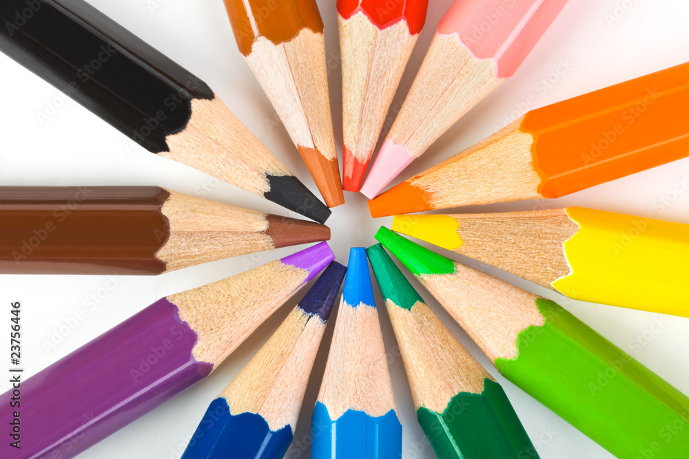 Fototapeta premium Multicolored pencils