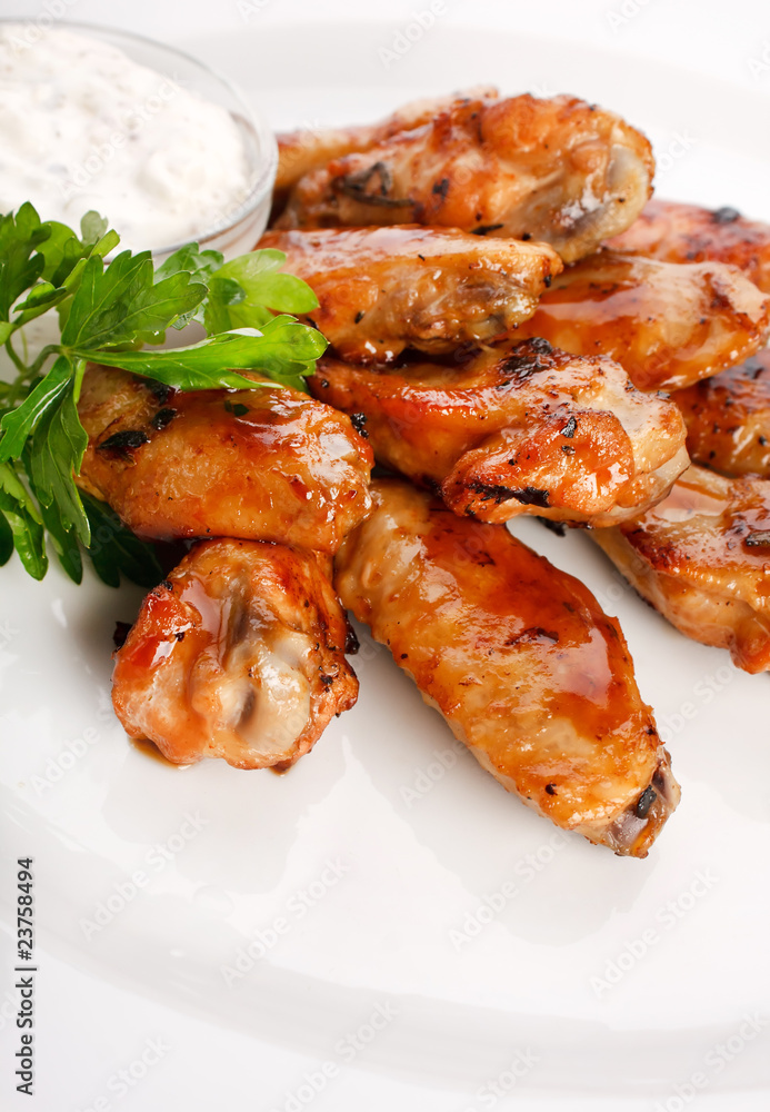 Chicken wings with sauce Chicken wings with sauce