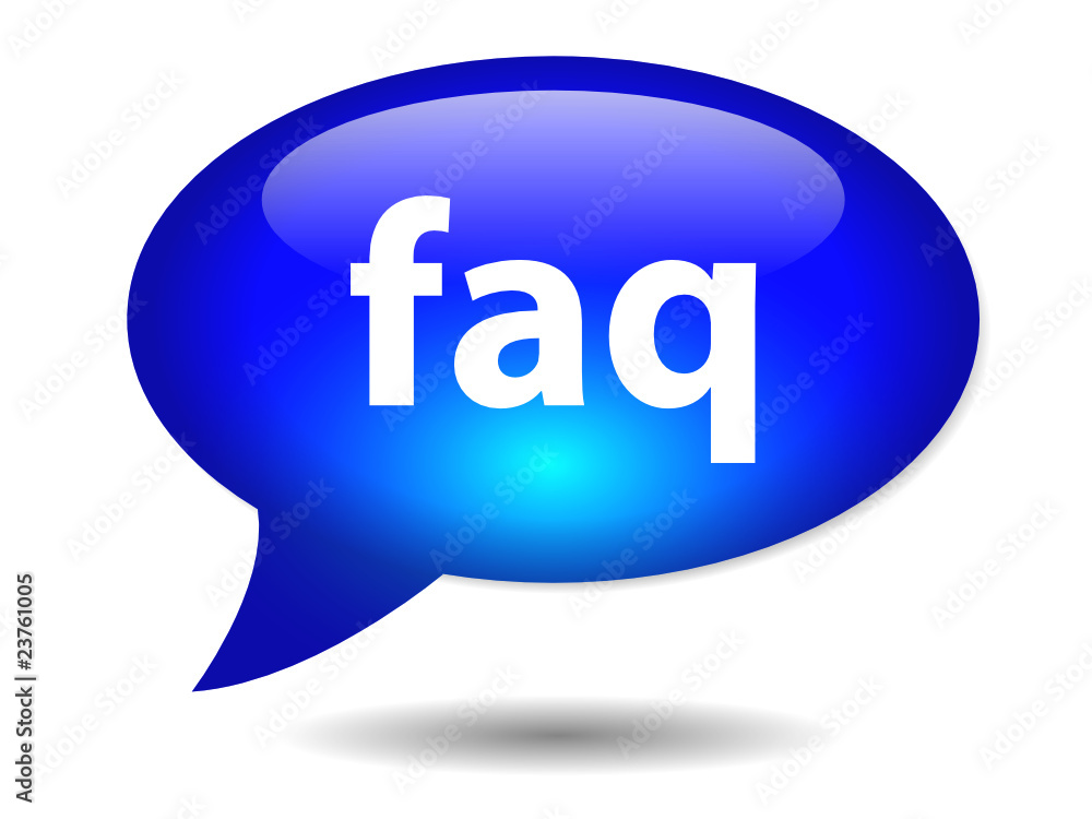 FAQ speech bubble icon (web button online questions info help) FAQ speech bubble icon (web button online questions info help)