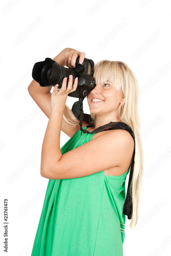 girl with camera girl with camera