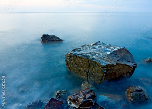 Fototapeta Naklejka Na Ścianę i Meble -  Stones in sea coast