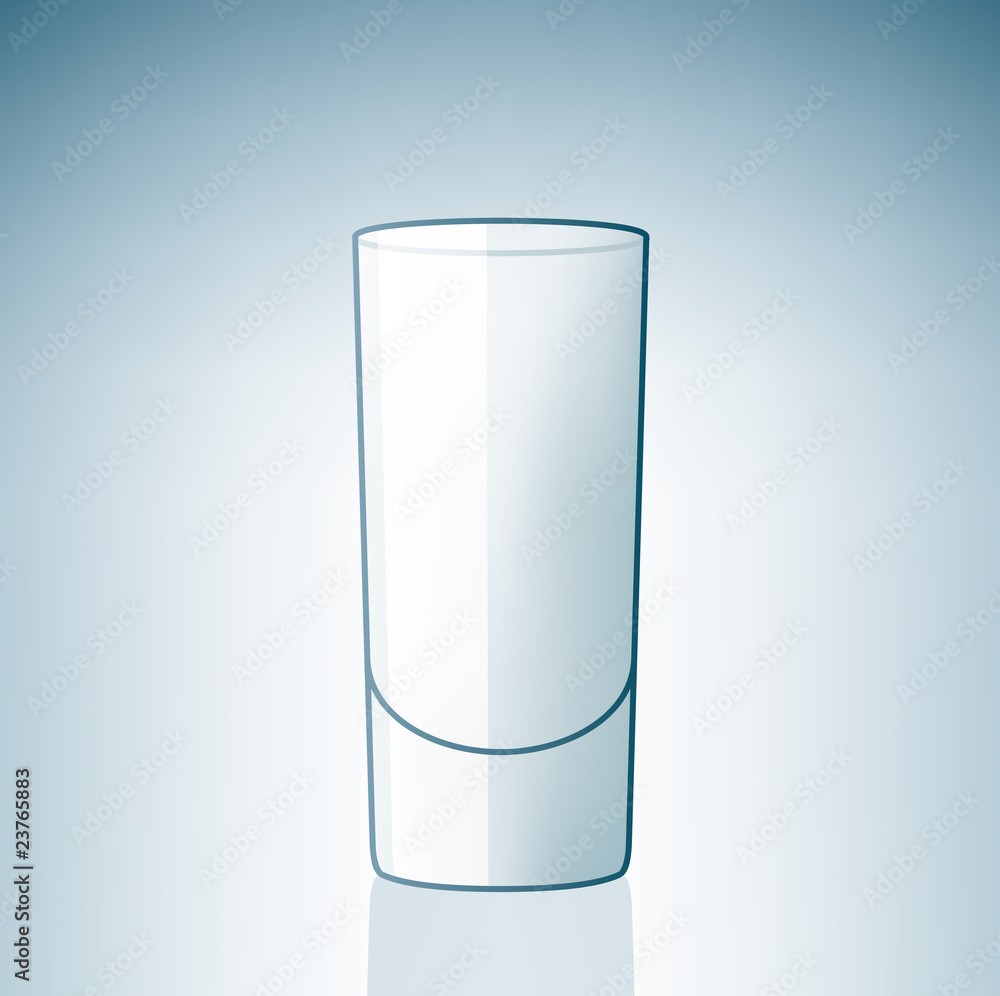 Empty Vodka Shoot Glass Empty Vodka Shoot Glass