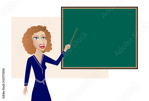 Teacher at the Blackboard