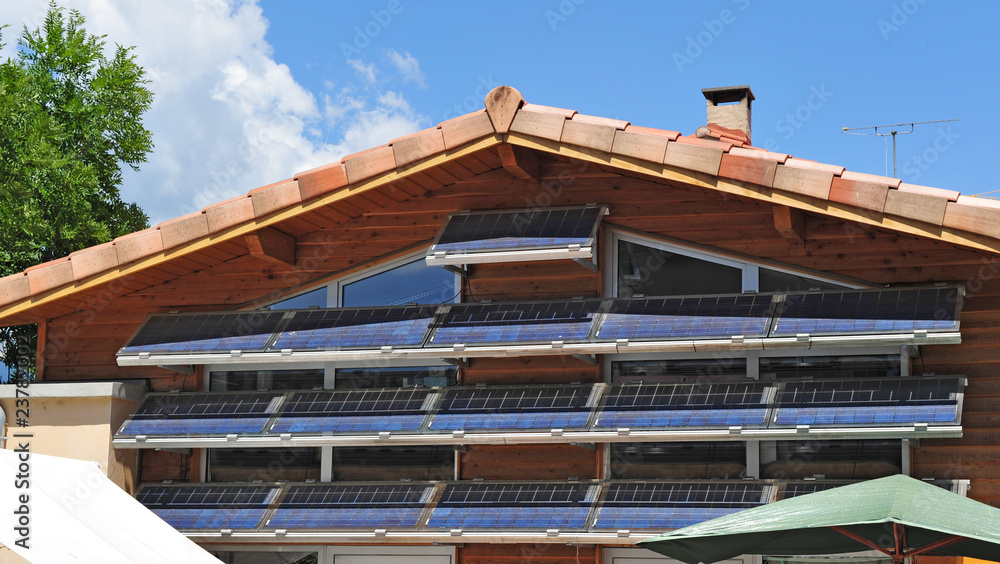 Obraz premium Panneaux solaire