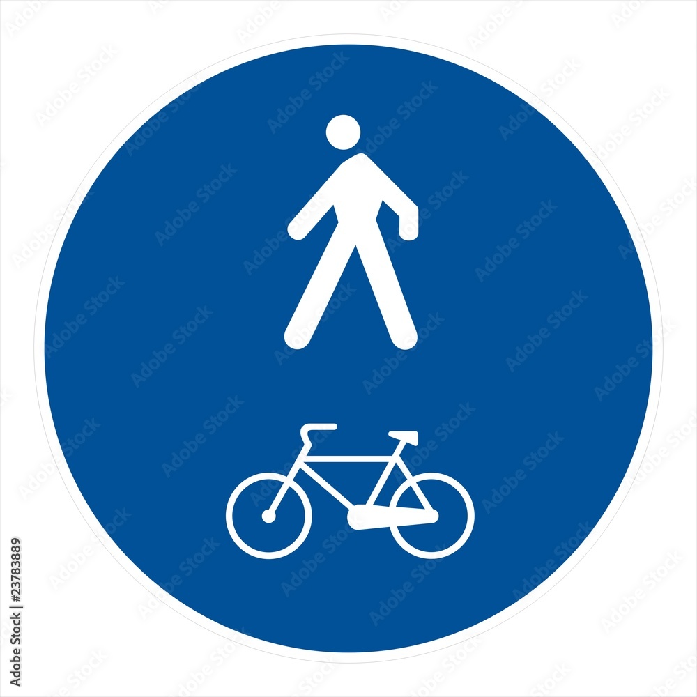 Obligation road sign Obligation road sign