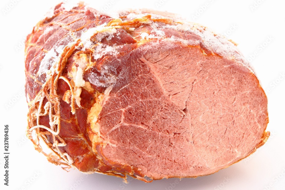 Obraz premium ham on the white background
