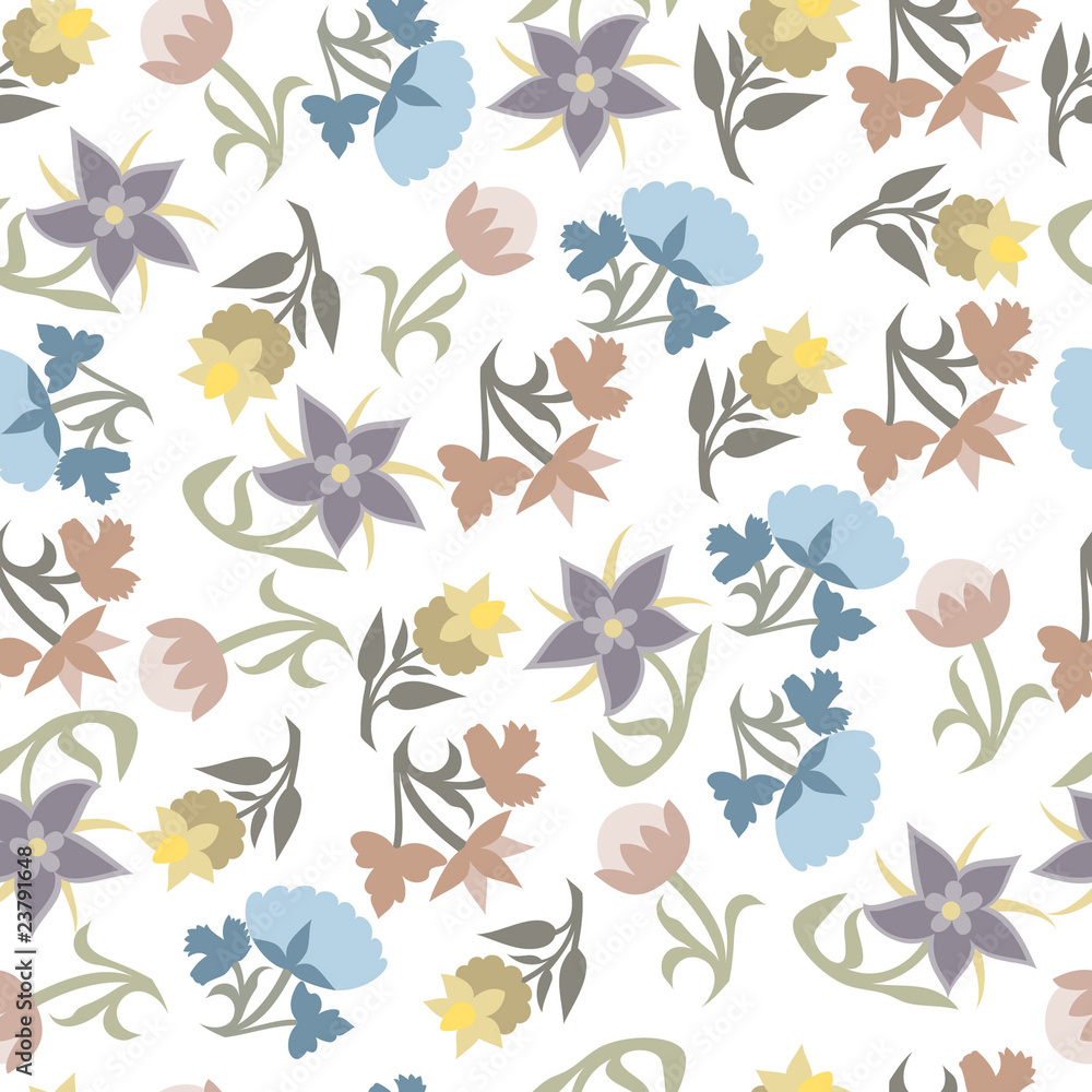Obraz premium Seamless background flower
