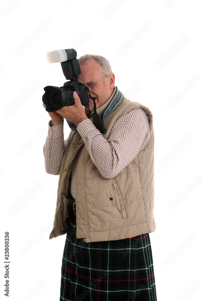 Fototapeta premium Scots Photographer