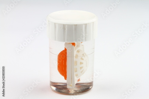 Obraz w ramie Contact lenses container