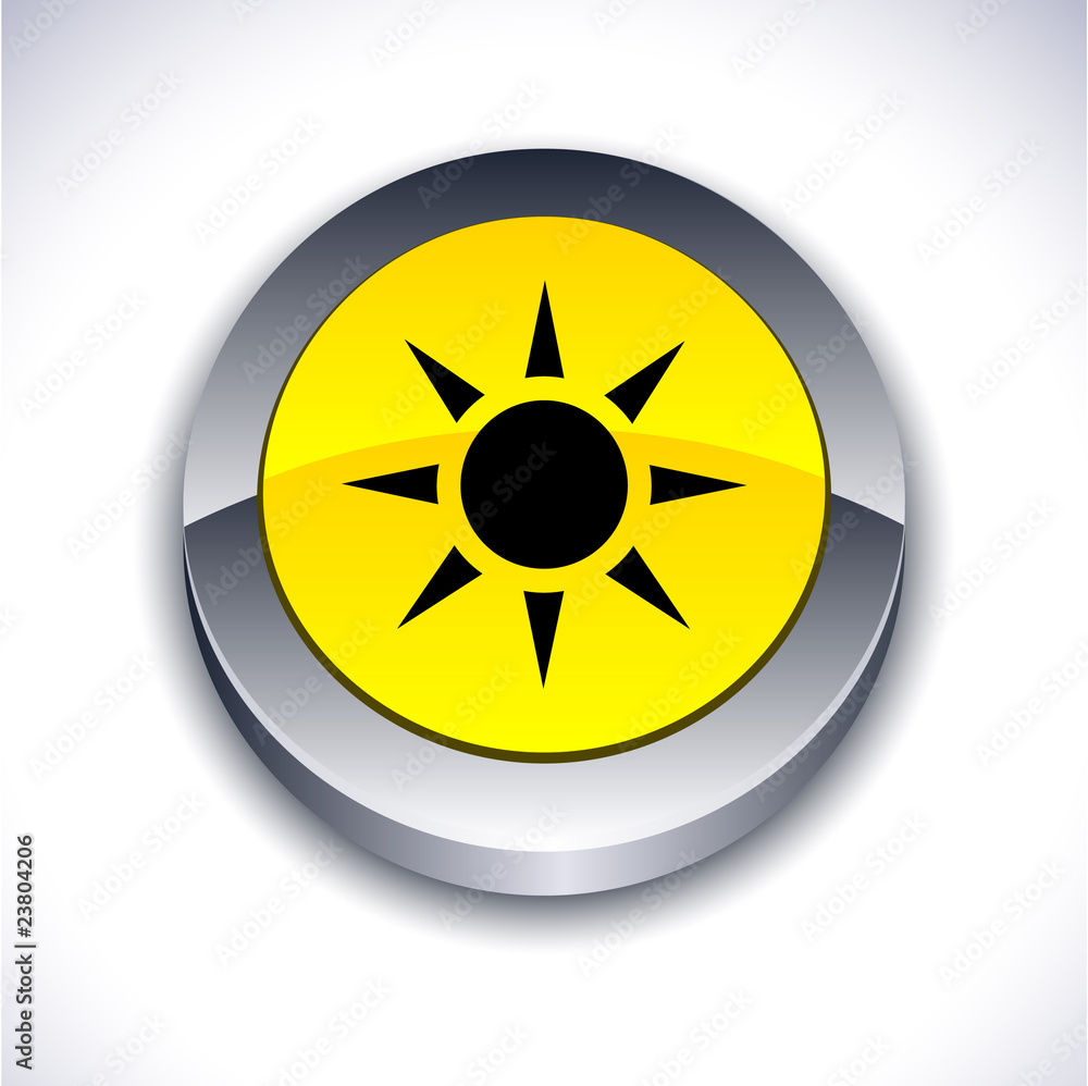 Sun 3d button.