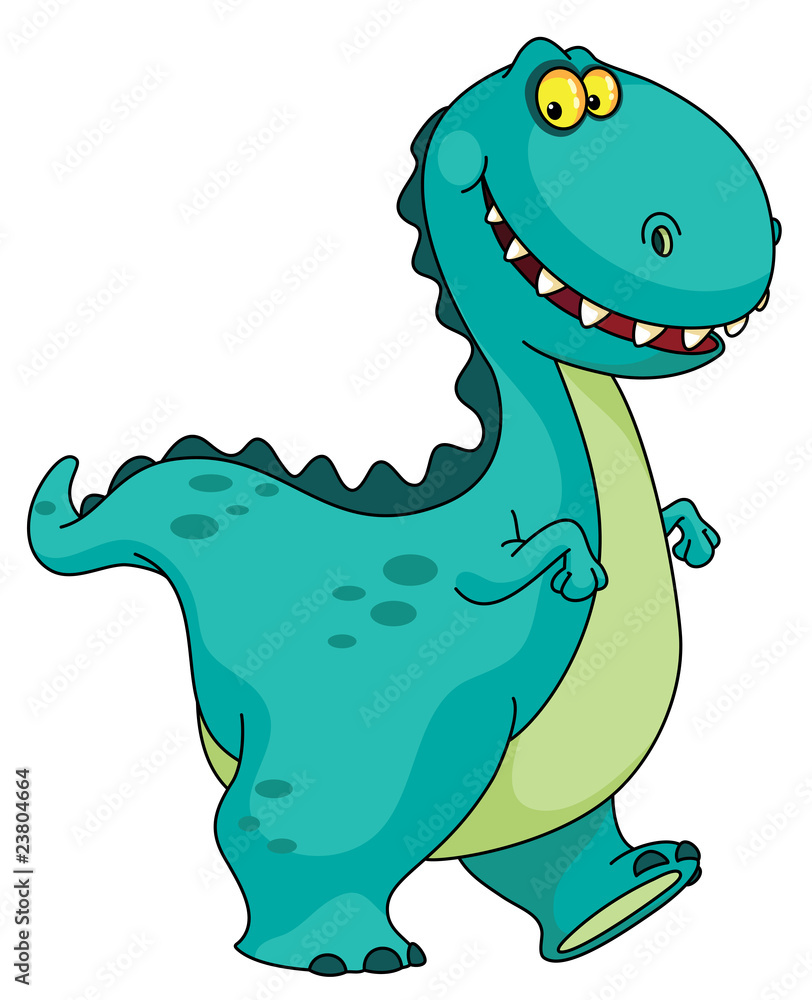 Fototapeta premium smiling dinosaur