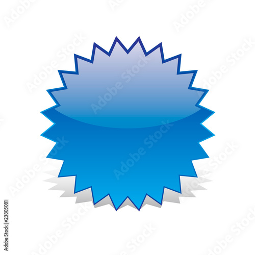 cerchio blu stellato ombra