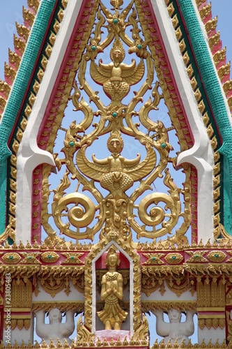 art on archway, Wat Nong Jik, Borabue, Mahasarakam