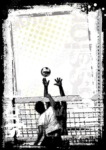 dirty beach volleyball poster 2