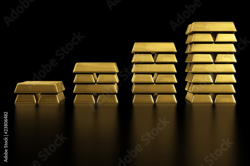 Stacked Gold bars