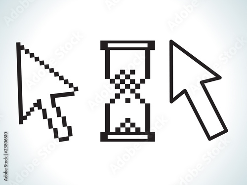 abstract cursor icon